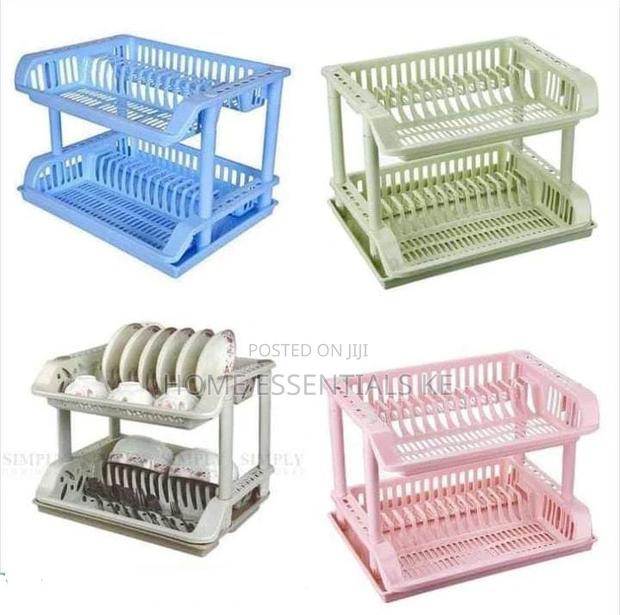 Crown 2layer Plastic Dish Drainer Per Pc