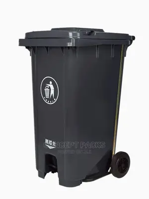100ltr Heavy Duty Garbage Bin With Pedal Wheels