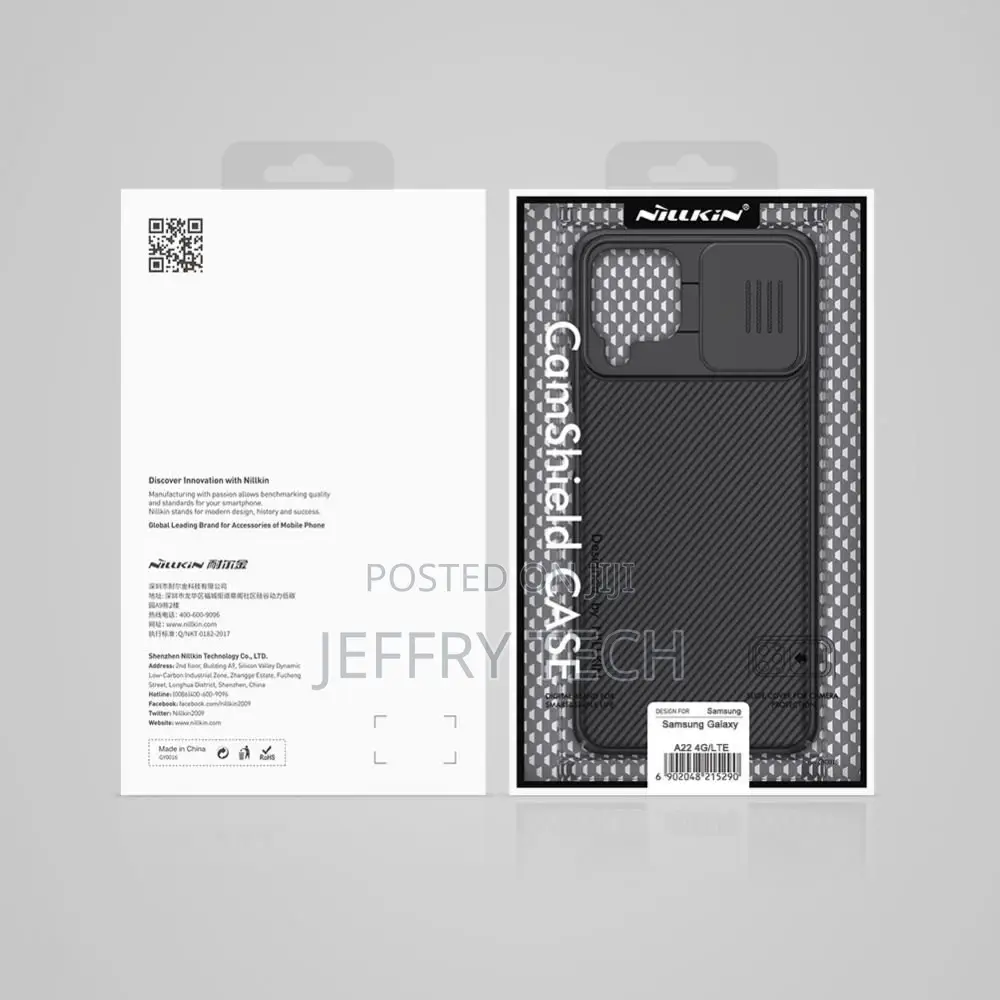Nillkin Case for Samsung Galaxy A22 / M22 4G / LTE, Camshiel