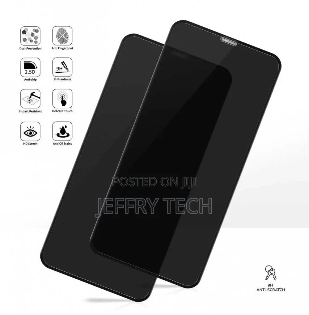 Privacy Tempered Glass for iPhone Serie 11/12 [2 Pieces]