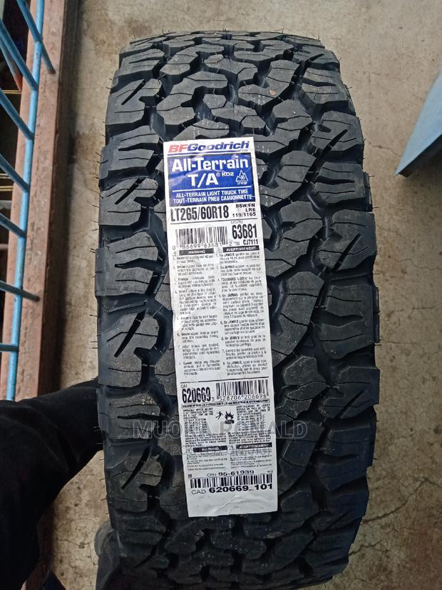 265/60r18 Bf Goodrich Tyre Made In U.S.A