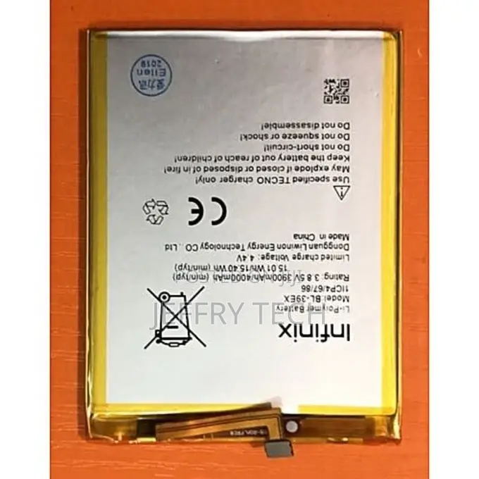 Infinix X559-Hot 5- Battery - BL - 39EX - Silver