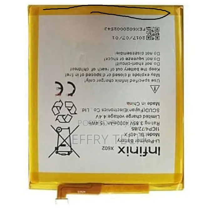 Infinix X602 Zero 4 Plus Battery BL - 40FX - Silver