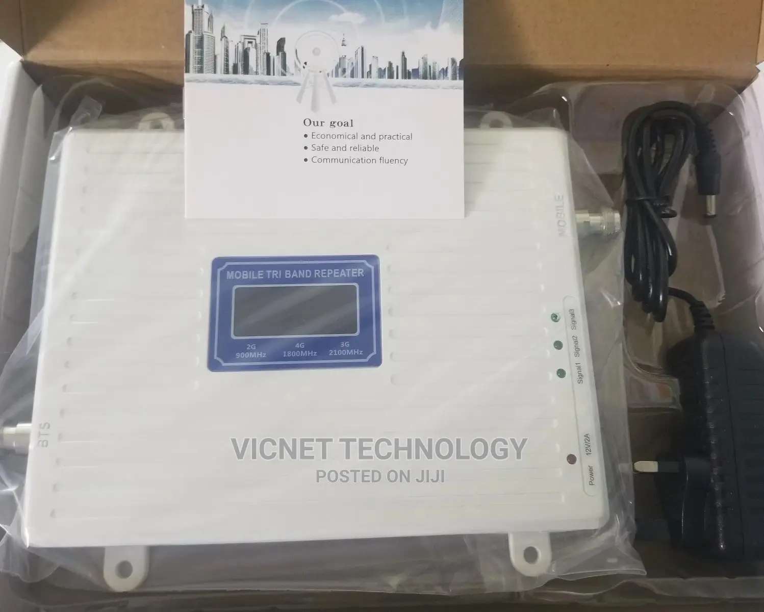 4G,3G,2G GSM Mobile Signal Booster With 12dbi Antenna