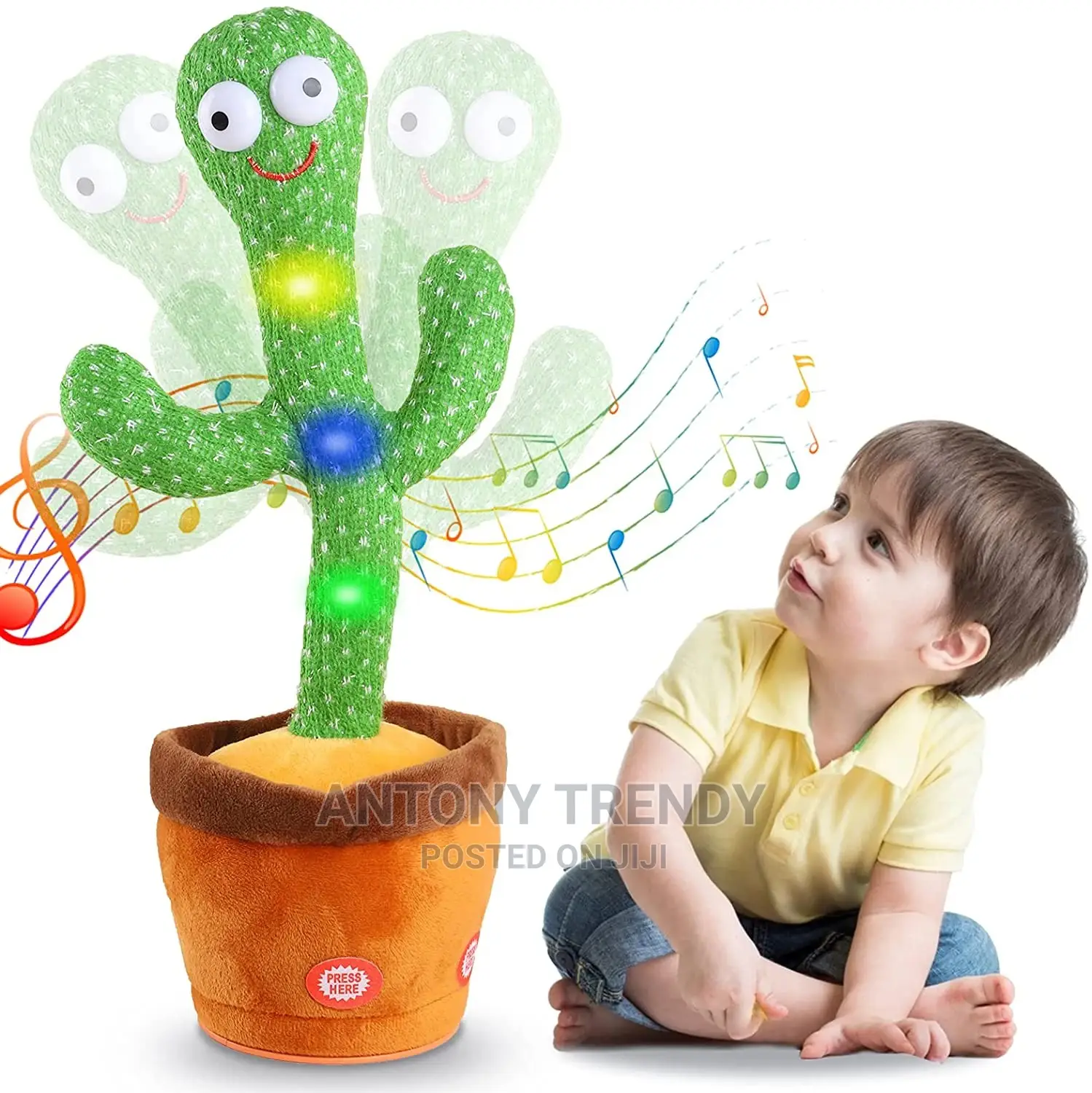 Kids Educational Cactus Plush Toy