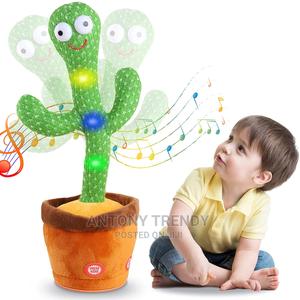 Kids Educational Cactus Plush Toy - thumbnail 2