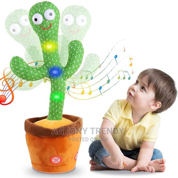 Kids Educational Cactus Plush Toy - main view