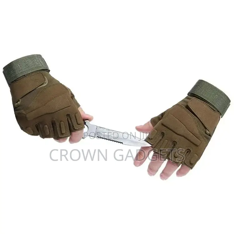 Men,Women Millitary Half Finger Gloves