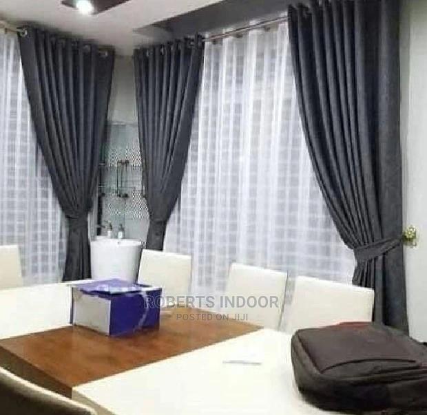 Grey Elegant Linen Curtains