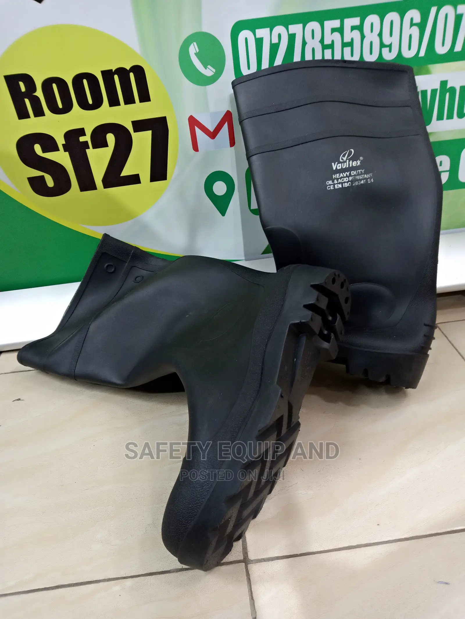 Industrial Gumboots With Steel Toe Cap