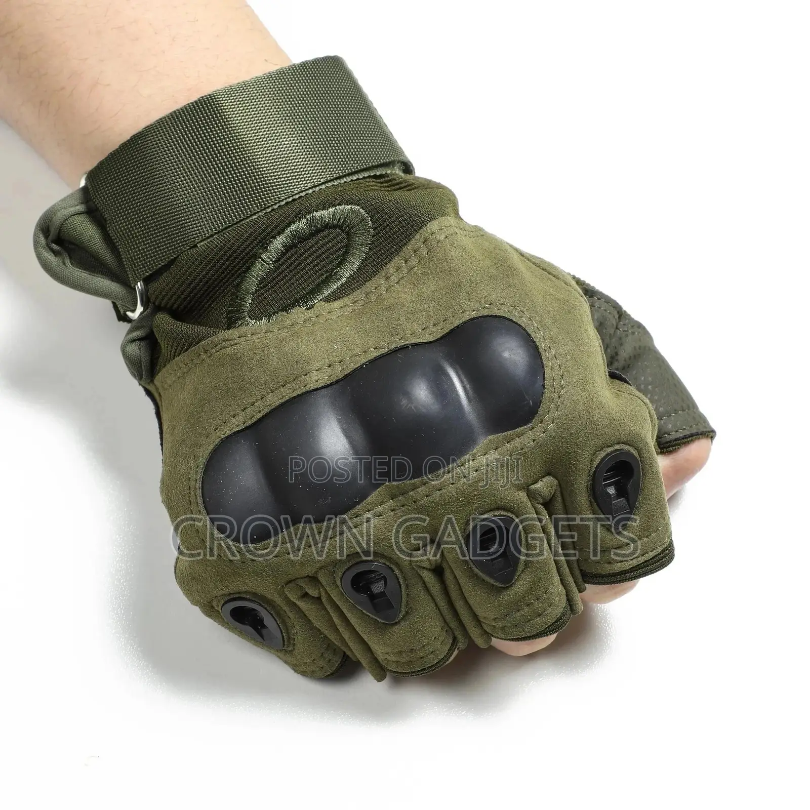 Fingerless Motorcycle Hard Knuckle Half Finger Gloves