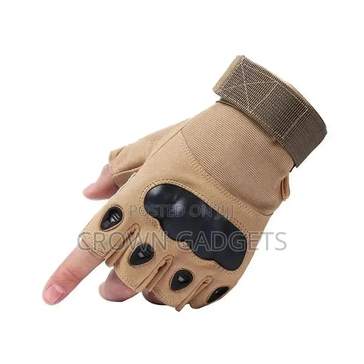 Military Fingerless Hard Rubber Knuckle, for Training