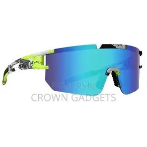 Warp Cycling, Running, Sports Sunglasses + 5 Lenses.