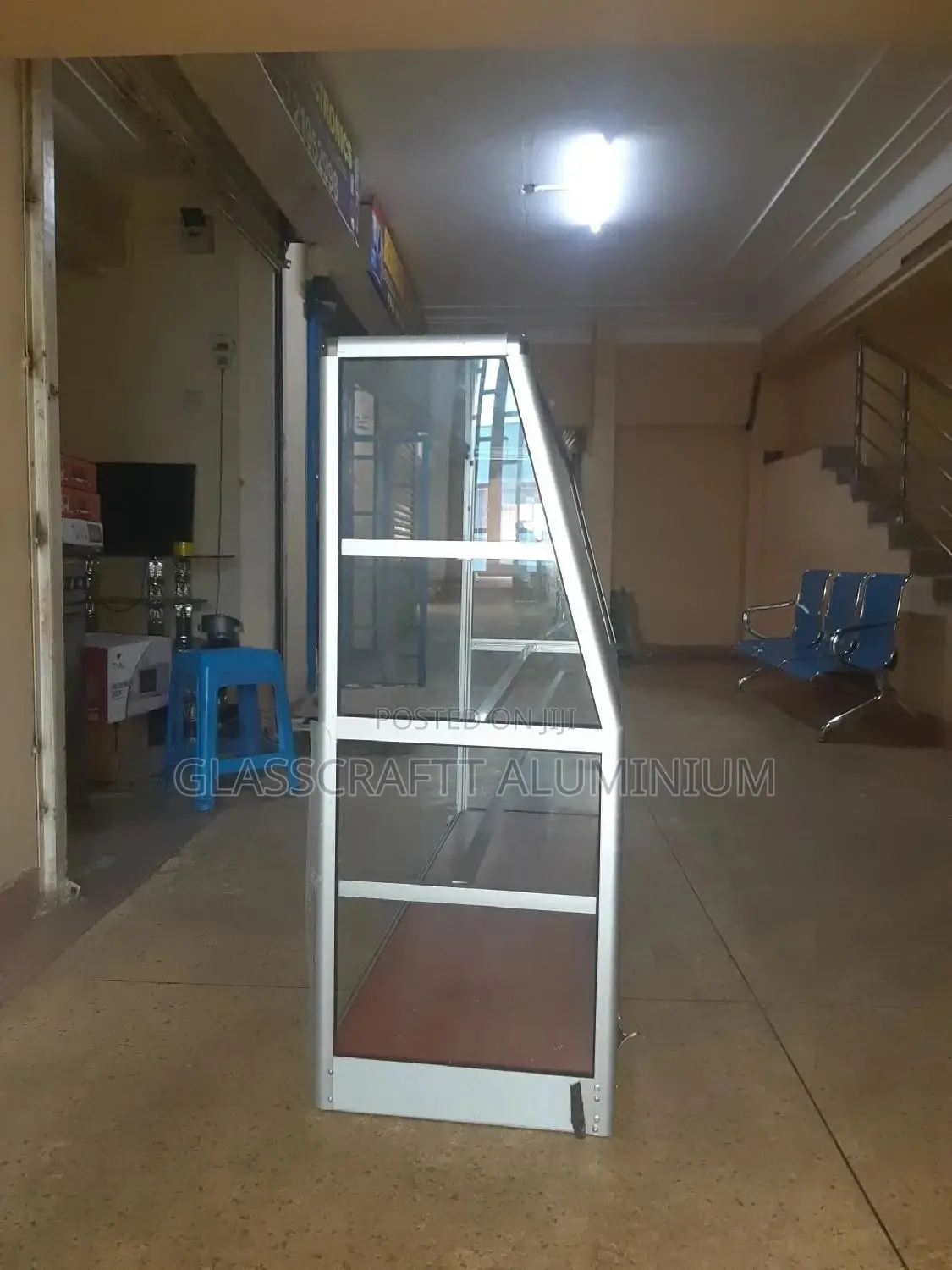 Tilted Aluminium Display