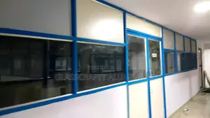 Blue Frames Office Partition