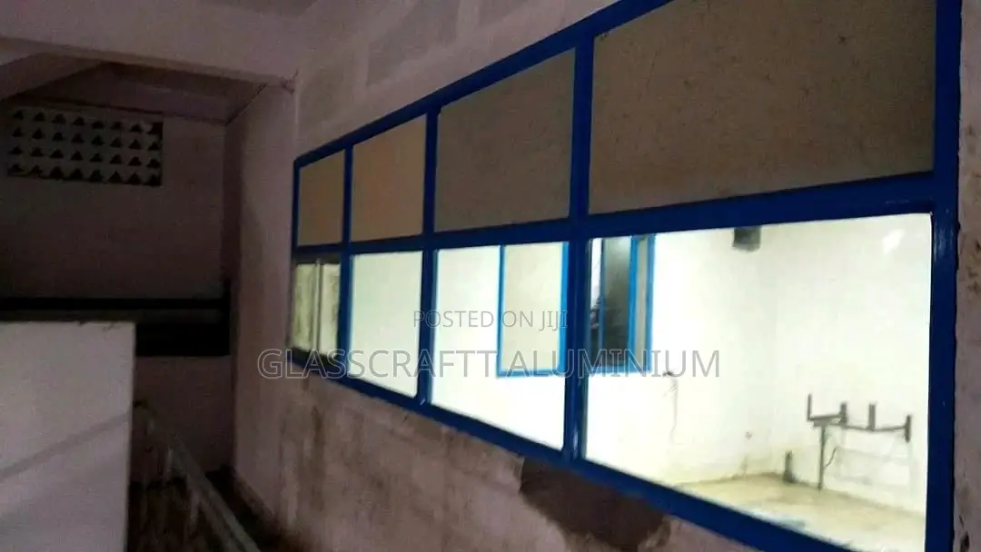 Blue Frames Office Partition