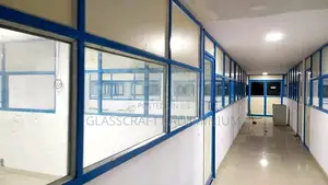 Blue Frames Office Partition