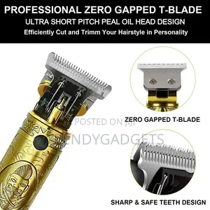 2022 USB T9 Hair Clipper Professional Electric Hair Trimmer
