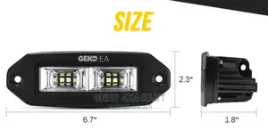 New 4 Inch Marine Flush Mount- GEKO EA PRO Series 2.0