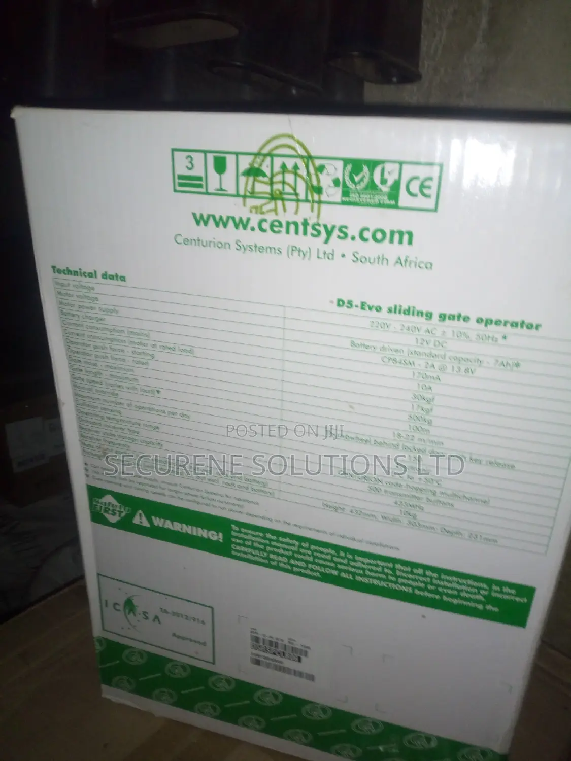 Slinding Gate Motor Centurion D5 Evo