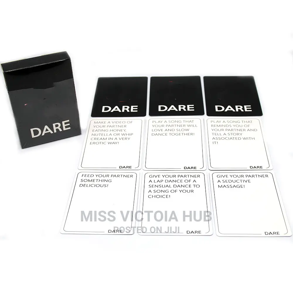 3 Games in 1: Talk, Flirt Dare Romantic Cards Adult Games