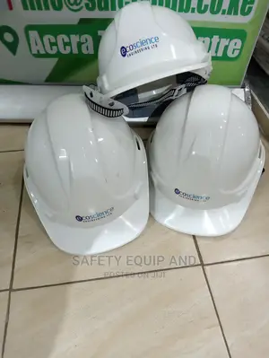 Safety Helmets-White-Printed