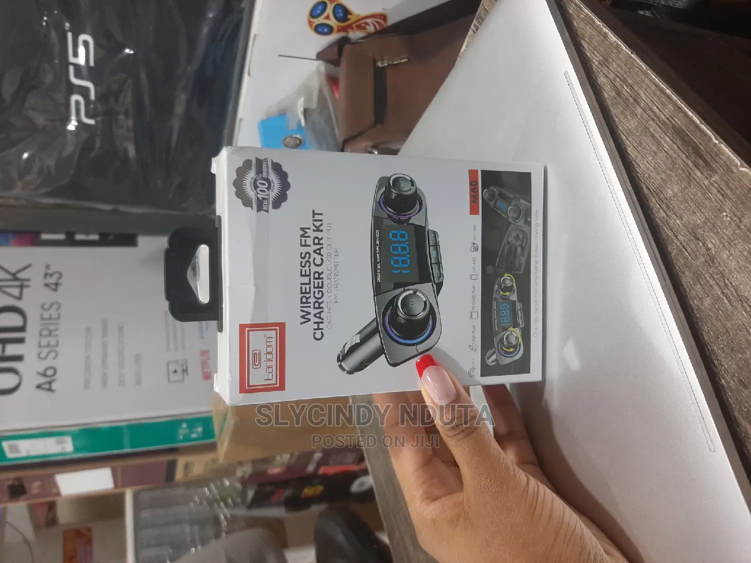 Earldom Wireless Fm Charger Car Kit