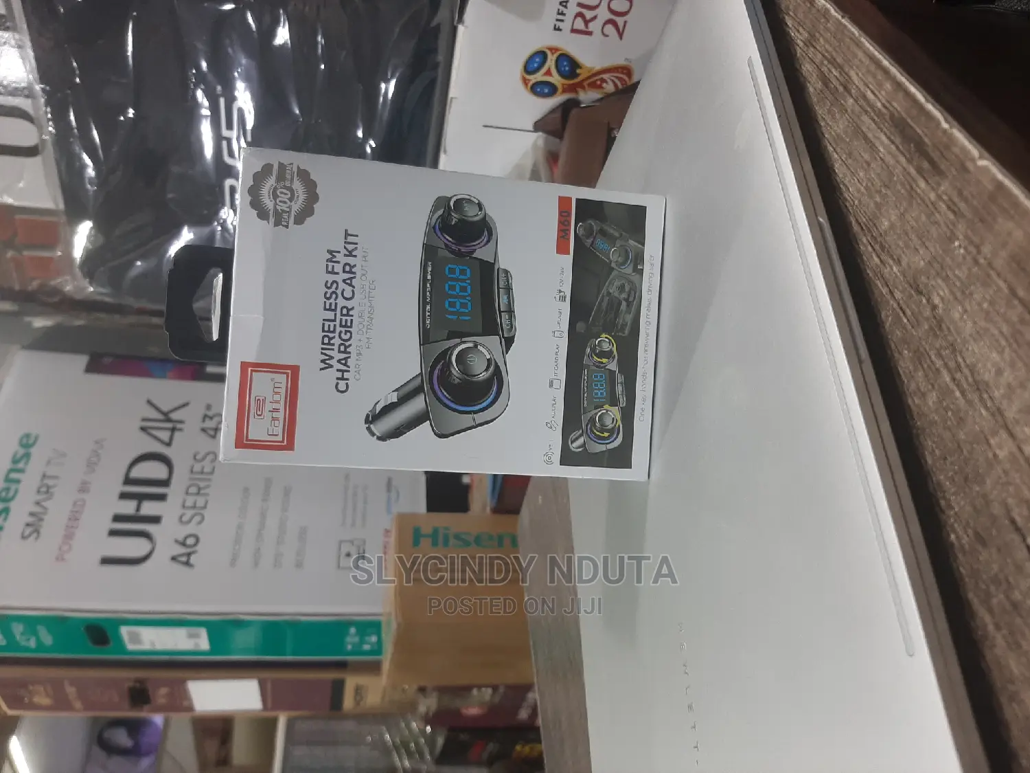 Earldom Wireless Fm Charger Car Kit
