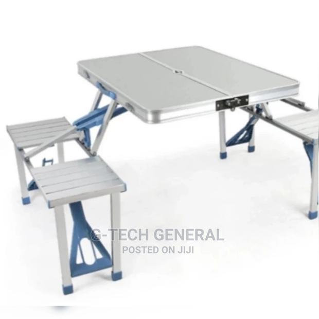 Durable Foldable Picnic Table - main view