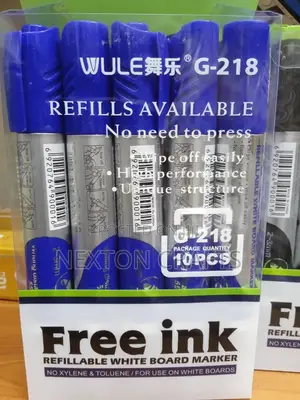 Free Ink Refillable Whiteboard Marker G-218 (Dozen)