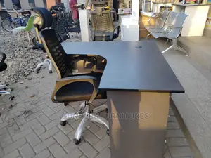 L Shaped Desk and Chair.