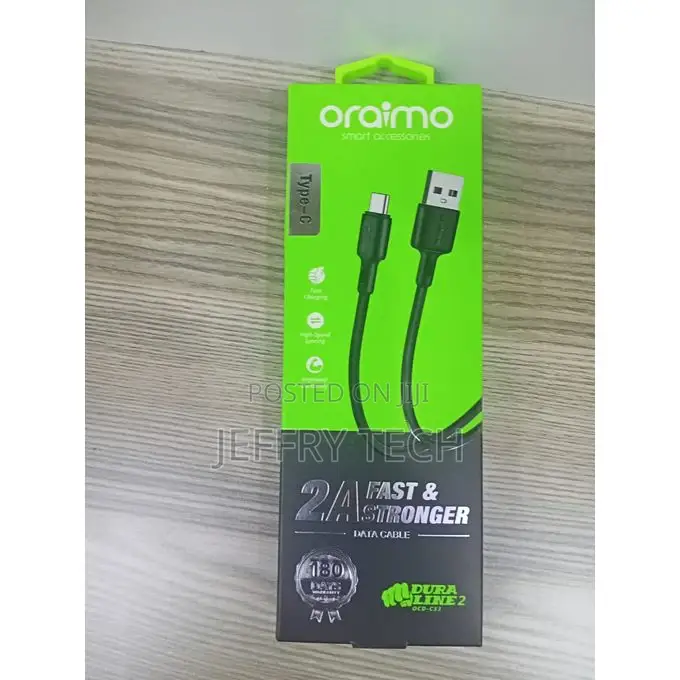 Oraimo Type C Cable and Adaptors