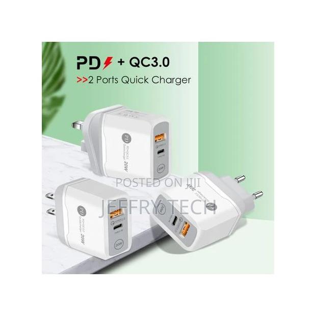 Fast Charger Generic USB Type-C PD QC3.0 20W Quick Charger - thumbnail 2