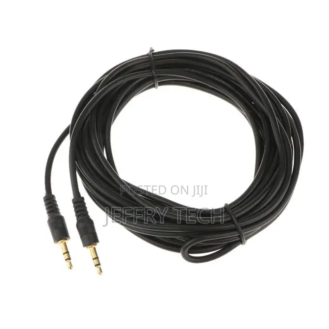 5meter 35mm Jack Aux Male to Male Stereo Audio Cable for Car