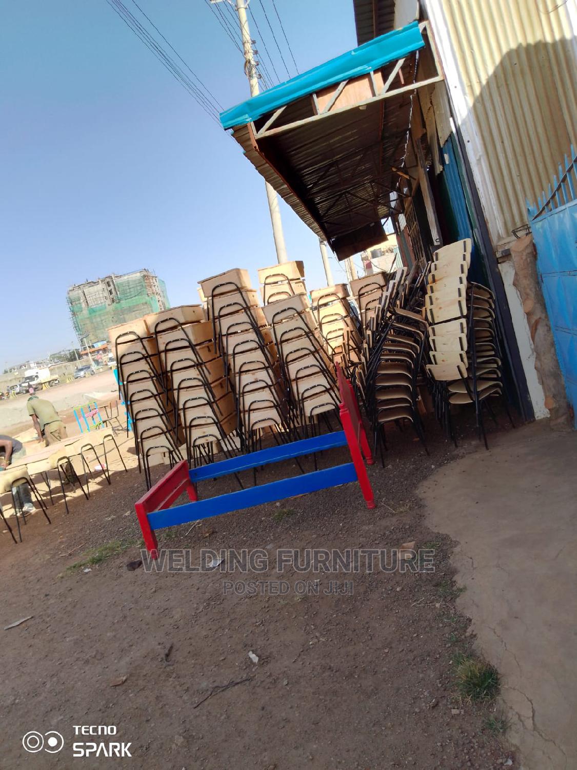 Archive School Desk and Chairs in Juja Furniture, Johnson Chege