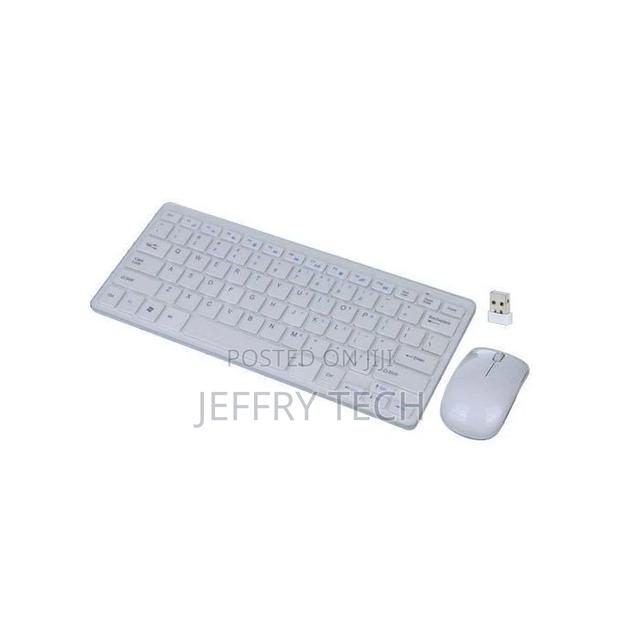 MINI Wireless Keyboard Mouse Combo - White