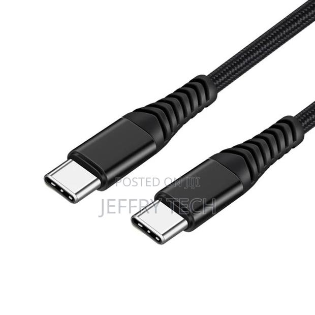 PD 60W USB 2.0 Type C to Type-C Fast Charging Cable-Black - main view