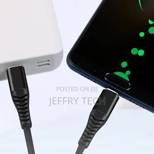 PD 60W USB 2.0 Type C to Type-C Fast Charging Cable-Black