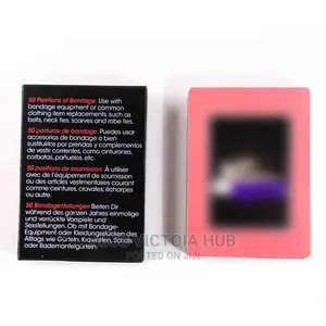 Sexy Game Cards Set- 50 Sexual Positions of Bondage Sex