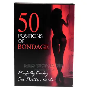 Sexy Game Cards Set- 50 Sexual Positions of Bondage Sex