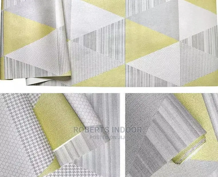 Yellow and Grey 3d Wallpaper