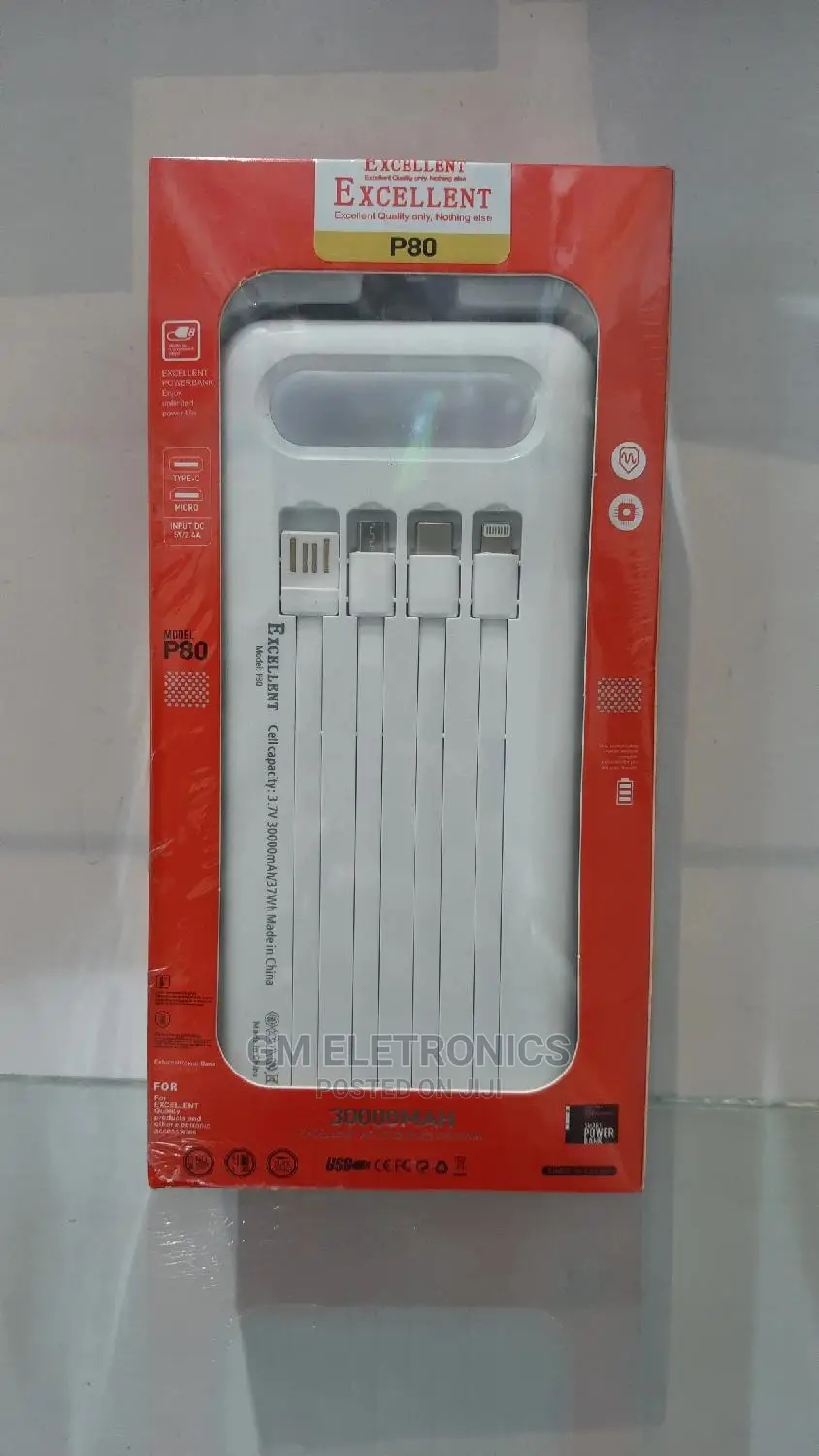 Excellent 3X Quick Charge 30000mah Universal Power Bank