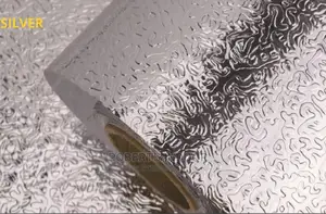 Silver Marble Contact Paper