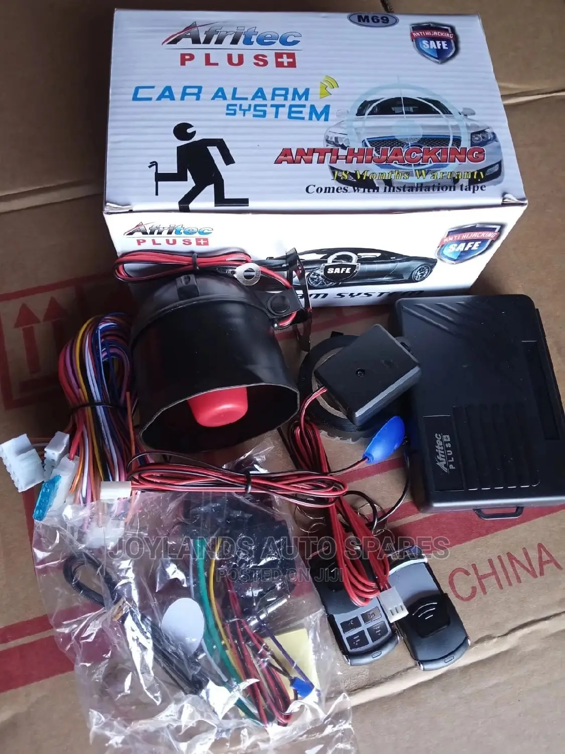 Car Alarm With Cut Off