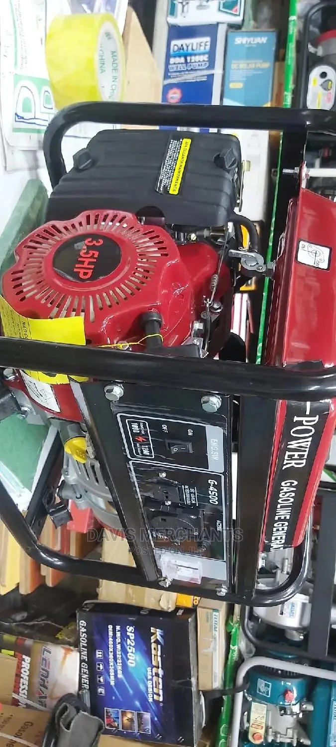 Power Gasoline Generator 1.1 Kva Four Stroke Petrol Engines