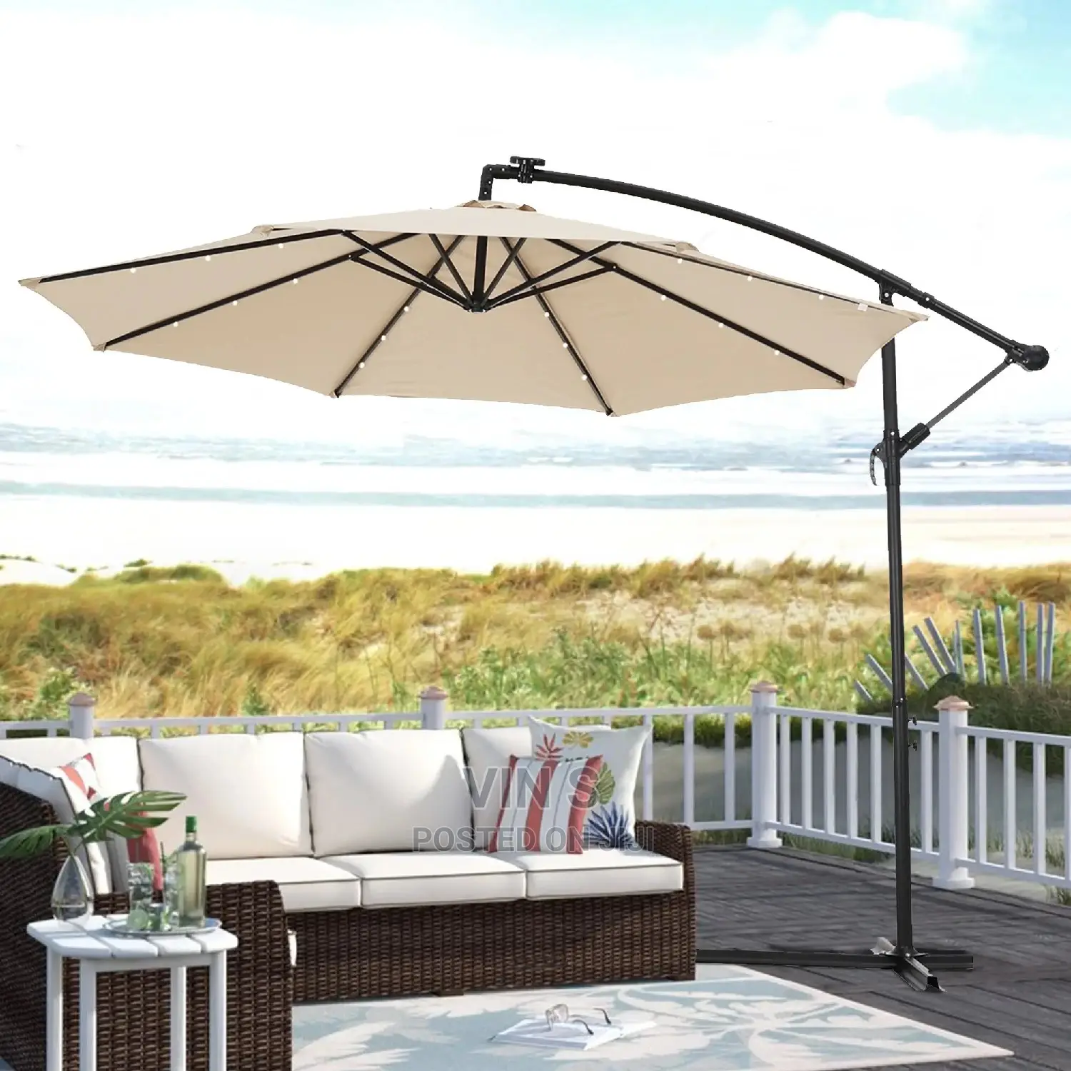 Led Cantilever Umbrella* Led Cantilever Umbrella_