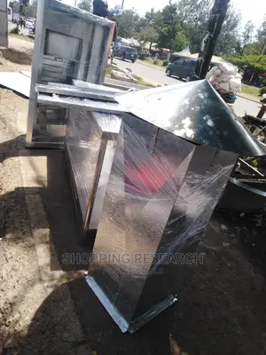 Galvanized Kitchen Hood With Ducting