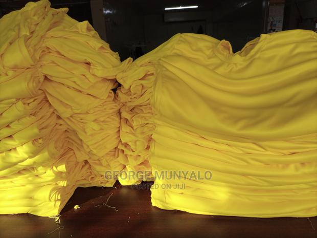 Big Quantities of Yellow Plain Campaign T-Shirts - thumbnail 3