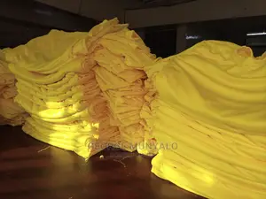 Big Quantities of Yellow Plain Campaign T-Shirts