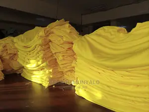 Big Quantities of Yellow Plain Campaign T-Shirts